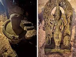 Unearthing-History-Centuries-old-Hindu-Religious-Artefacts-Discovered-from-Krishna-Riverbed-in-Karnataka