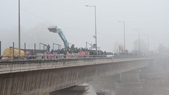 Tensions-Rise-as-Haryana-Police-Clash-with-Farmers-Demanding-MSP-at-Shambhu-Border