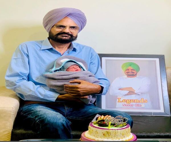 Sidhu Moosewala's mother welcomes a baby boy; father Balkaur Singh expresses heartfelt sentiments on social media.